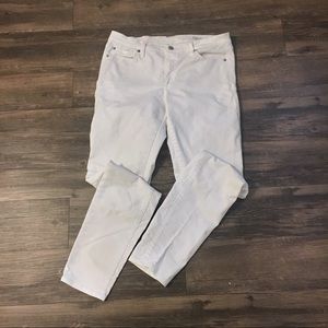 GAP 1969 White Skinny Jeans